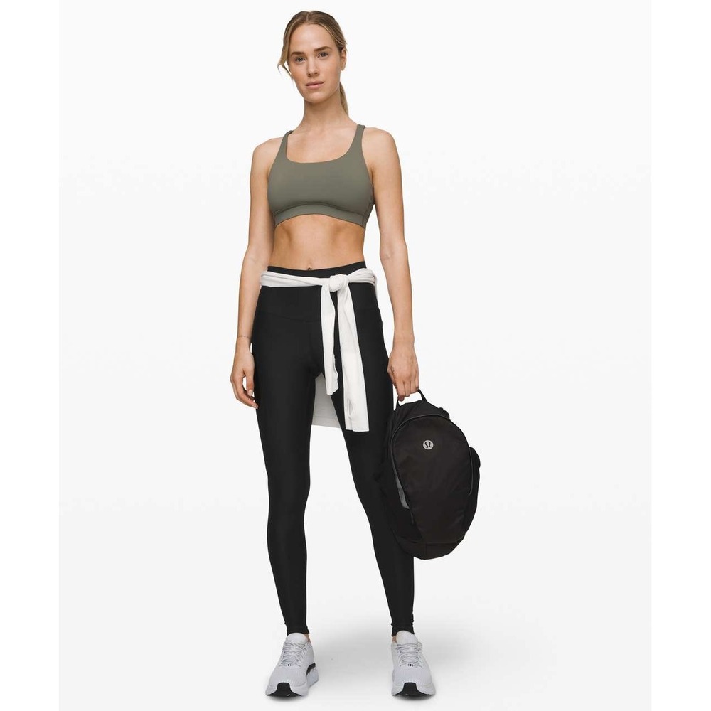 Lululemon‎ Mapped Out High Rise Tight Black Women's Sculpting Leggings Size 6